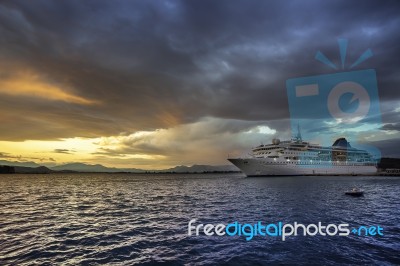 Cruise Ship Stock Photo