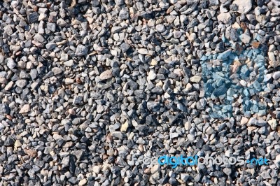 Crushed Stone Stock Photo