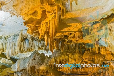 Crystal Cave In Sequoia National Park, California, Usa Stock Photo