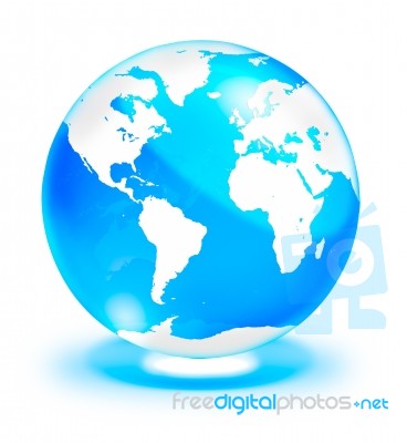 Crystal Globe Stock Image