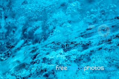 Crystal Ice Cave Near Jokulsarlon Stock Photo