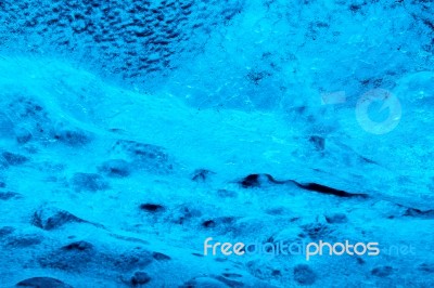 Crystal Ice Cave Near Jokulsarlon Stock Photo