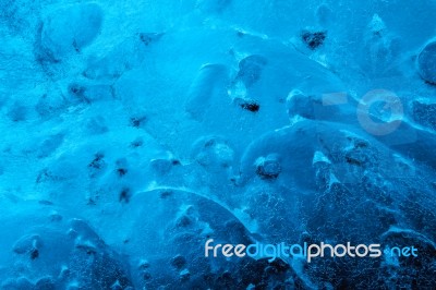 Crystal Ice Cave Near Jokulsarlon Stock Photo