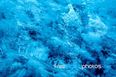 Crystal Ice Cave Near Jokulsarlon Stock Photo