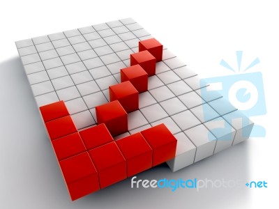 Cube Arrows Stock Image