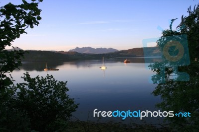 Cuillin Hills Stock Photo