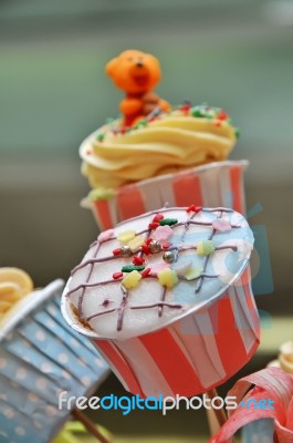 Cup Cake Stock Photo