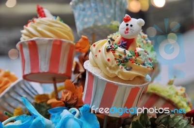 Cup Cake Stock Photo