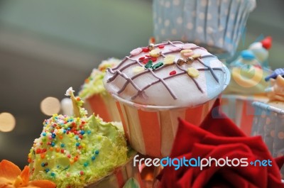 Cup Cake Stock Photo