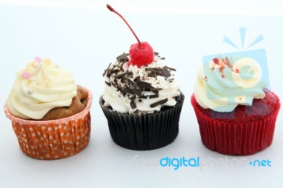 Cup Cakes Stock Photo