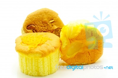 Cupcakes Isolated Stock Photo