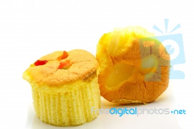 Cupcakes Isolated Stock Photo