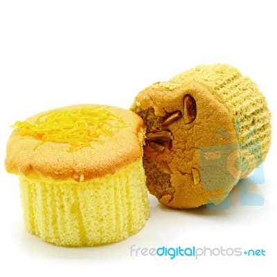 Cupcakes Isolated Stock Photo