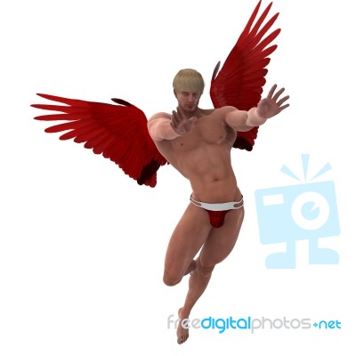 Cupid's Fight Stock Image