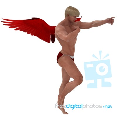 Cupid's Target Stock Image