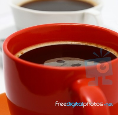 Cups Of Coffee Stock Photo