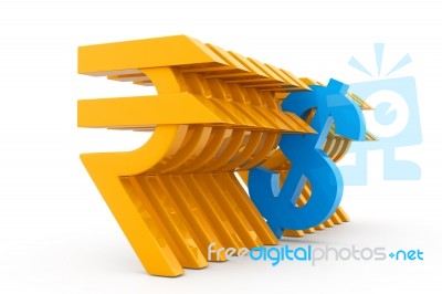 Currency Converting Concept Stock Image