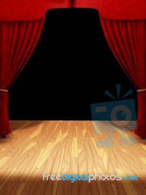 Curtain Stock Image