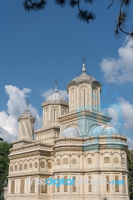 Curtea De Arges, Wallachia/romania - September 16 : Exterior Vie… Stock Photo