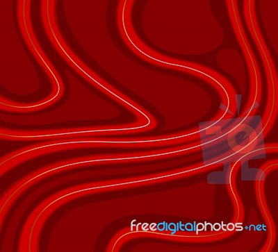 Curve And Stripes Art Stock Image