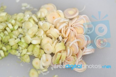 Cut Lemongrass Stock Photo