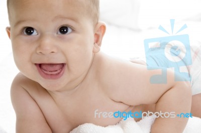 Cute Baby Stock Photo