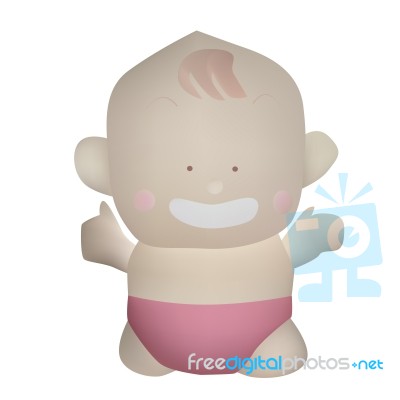 Cute Baby Boy Stock Image