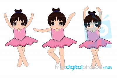 Cute Ballet Stock Image