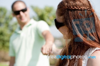 Cute Couple Stock Photo