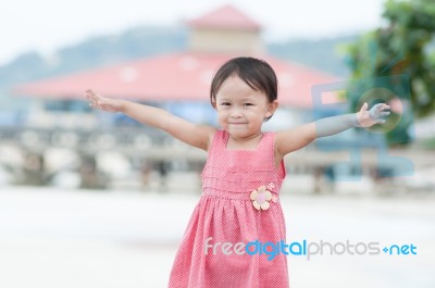 Cute Girl Stock Photo