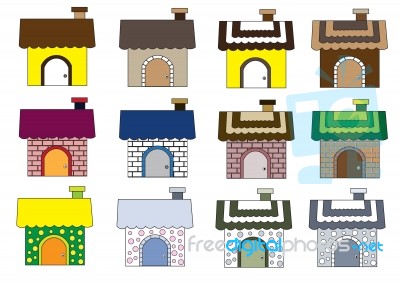 Cute Home Styles Stock Image