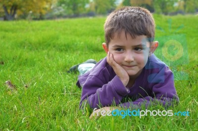 Cute Kid Stock Photo