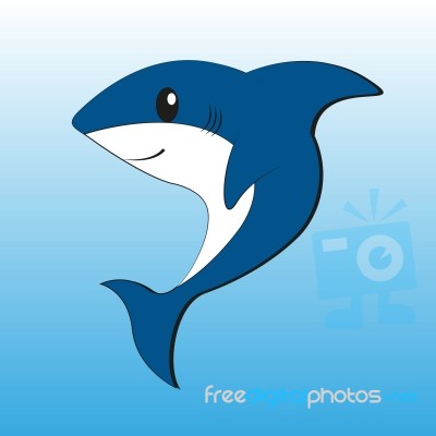 Cute Shark Stock Image