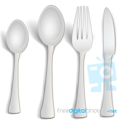 Cutlery Set Stock Image