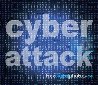 Cyber Attack Represents World Wide Web And Criminal Stock Image