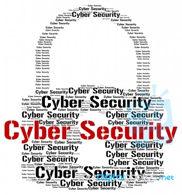 Cyber Security Indicates World Wide Web And Searching Stock Image