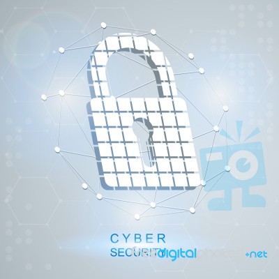 Cybersecurity And Information Network Protection Stock Image