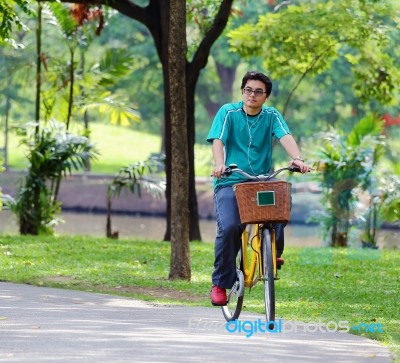 Cycling Stock Photo