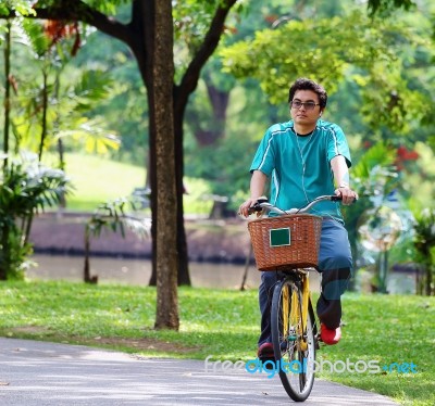 Cycling Stock Photo