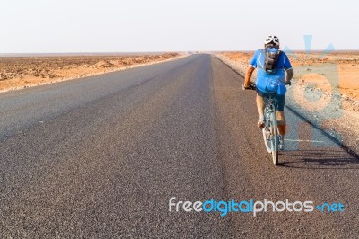 Cycling In Kenya Stock Photo