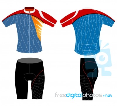 Cycling Vest Design Stock Image