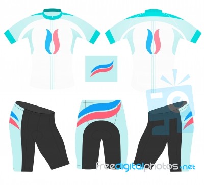 Cycling Vest Design Stock Image