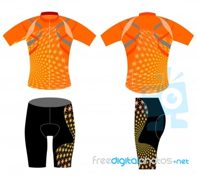 Cycling Vest,sportswear Graphic T-shirt Stock Image