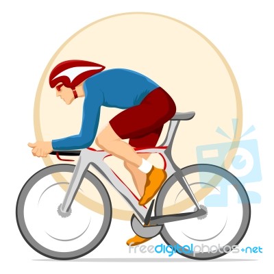 Cyclist Stock Image