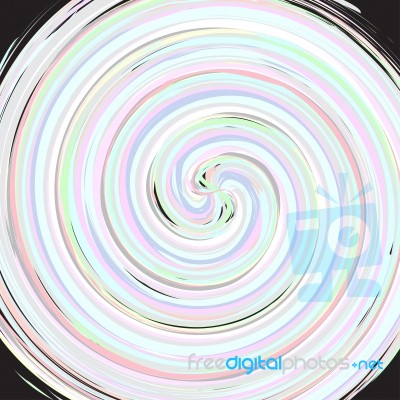 Cyclone Of Pastel Color Stock Image