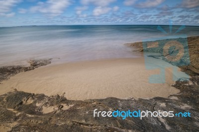 Cylinder Beach On Stradbroke Island, Queensland Stock Photo