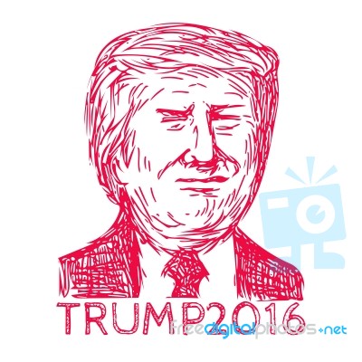 D Trump 2016 President Stock Image