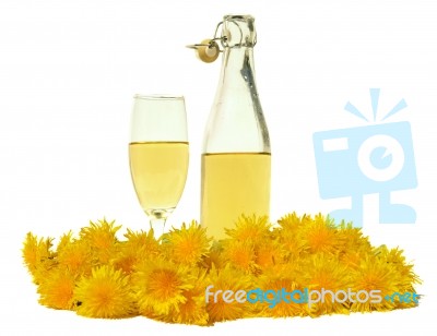 Dandelion Wine Stock Photo