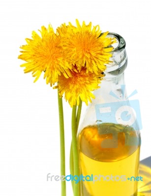 Dandelion Wine Stock Photo