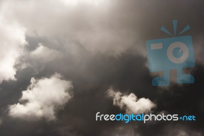 Dark Storm Cloud Stock Photo